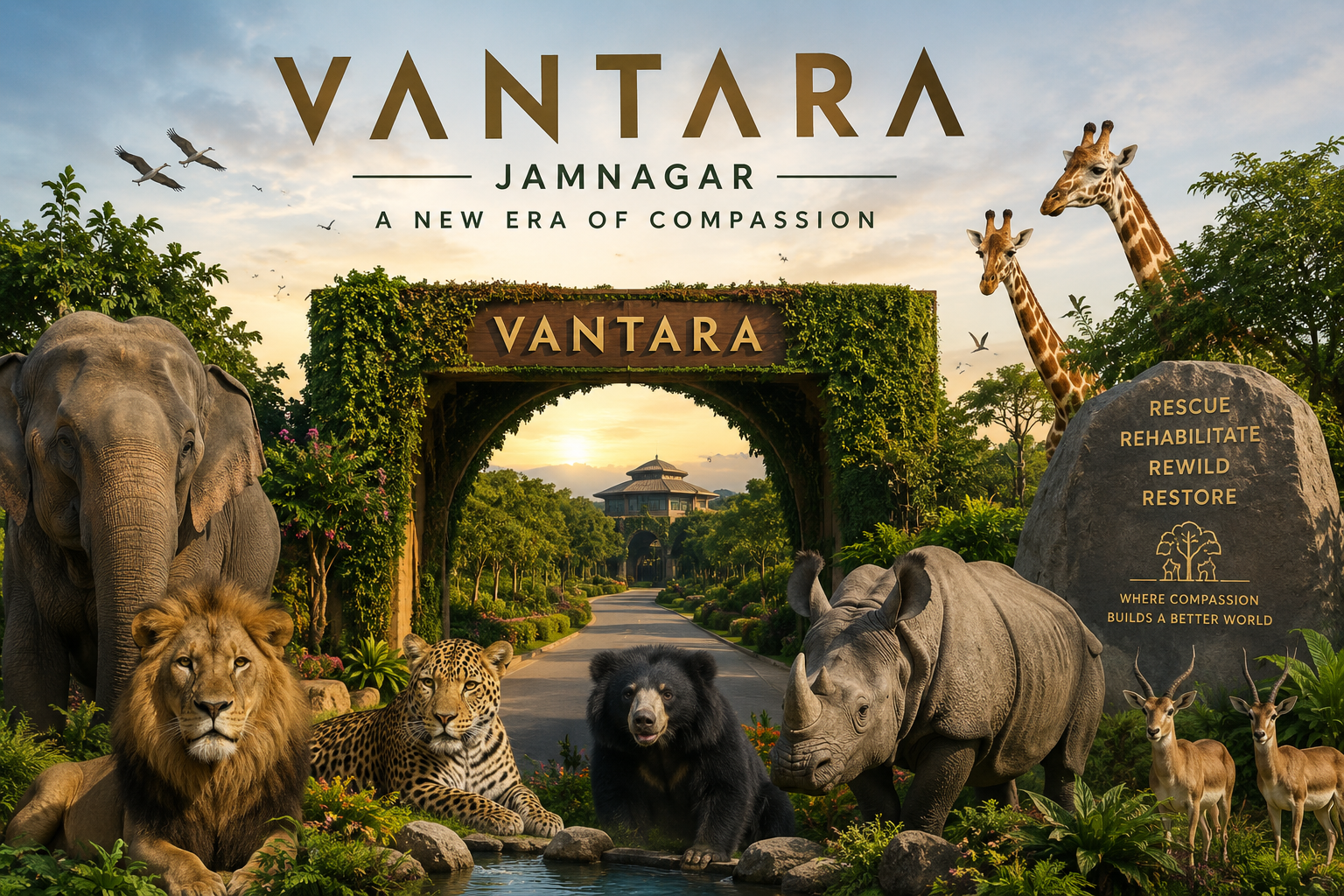 Vantara Jamnagar Ticket Price: Timings, How to Book, Rides and Location (Complete Guide) 
