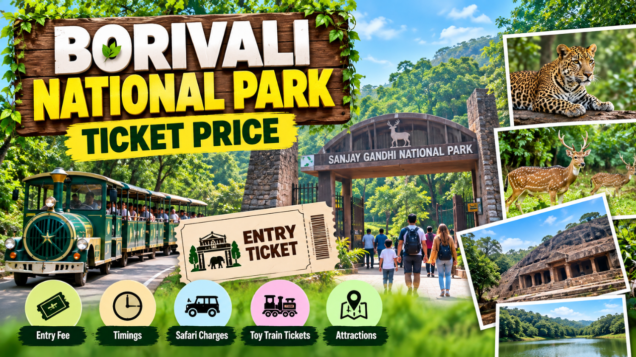 Borivali National Park Ticket Price 2026: Entry Fee, Safari, Timings and Booking